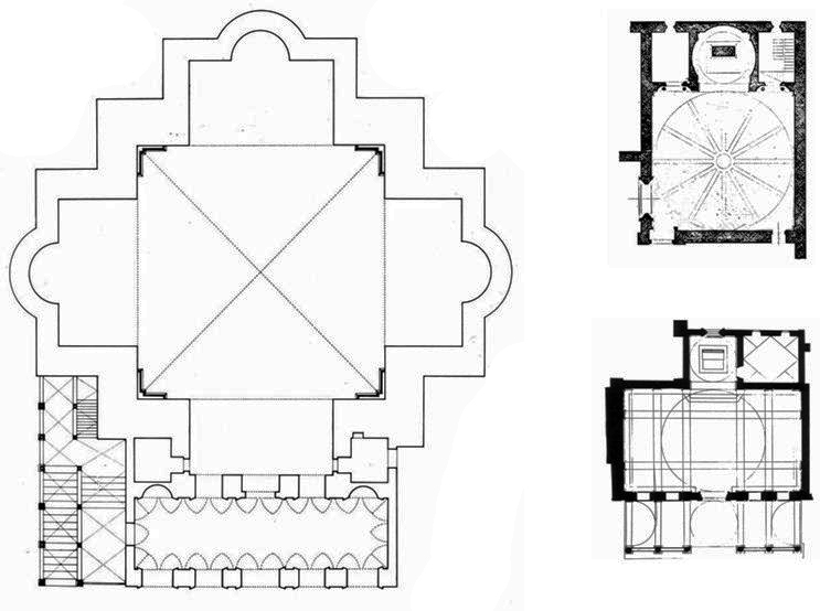 plans de l'Église San Sebastiano